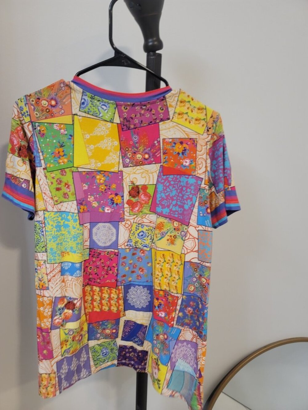 Johnny Was The Janie Favorite Short Sleeve Crew Neck Tee Multicol T18324 M - Picture 4 of 5